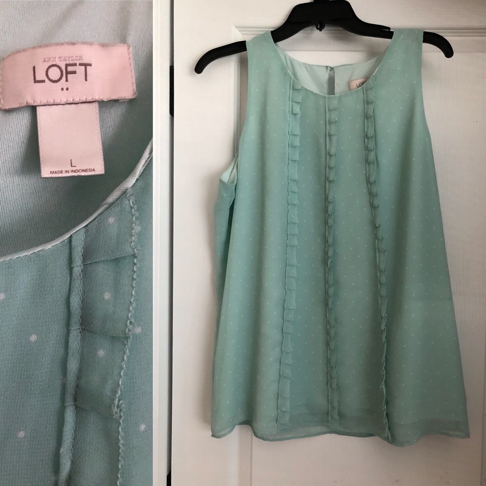 Mint Dot Shell Tank